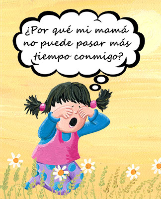 ¿Por qué mi mamá no puede pasar más tiempo conmigo? Book Cover